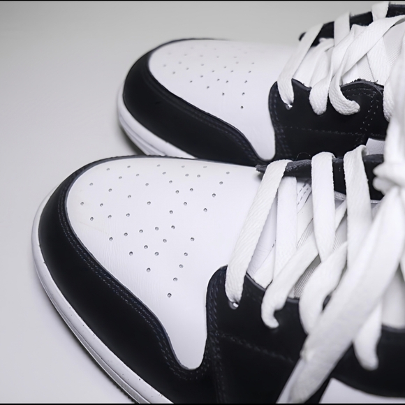 ✨New Nike Air Jordan 1 Mid SE Dark Pony Black White Nby HF3216-102 Men's Size 14 - Picture 5 of 8